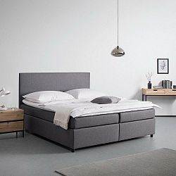 Boxspring Posteľ Melia, 180x200, Sivá