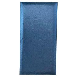 Čalúnený Panel 2ks, 60x30cm Obdĺžnik, Tmavomodrá
