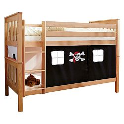 Poschodová Posteľ Pirát Sammy 90x200 Cm Prírodná
