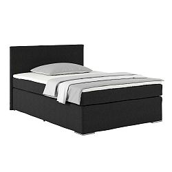 Posteľ Boxspring Nero Pl: 140/200cm, Čierna