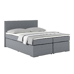 Posteľ Boxspring Nero Pl: 160/200cm, Sivá Zelená