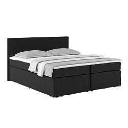 Posteľ Boxspring Nero Pl: 180/200cm, Čierna