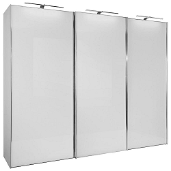 Šatníková Skriňa Sonate Rom, 280x240 Cm, Biela
