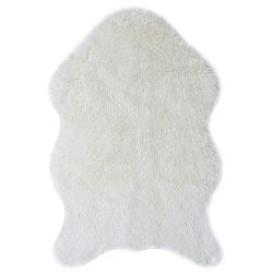 Umelá Kožušina Lucia, 60/90cm, Biela