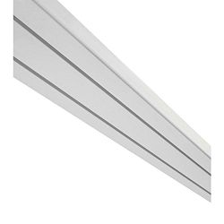 Záclonová Koľajnička Amelie, 250cm, Biela