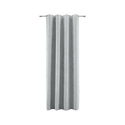 Záves S Krúžkami Velours, 140/245cm, Sivá