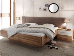 Bergamo 180x200 cm, biela/dub wotan