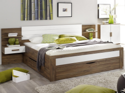 Bernau 180x200 cm, dub stirling/biela