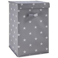 Box Sandy V Šedej S Vrchnákom 30x30x30 Cm