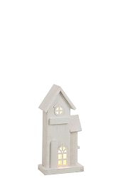 Figurína Objekt Nordic Bliss (17x9x36cm) (Biela)