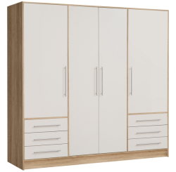 Jupiter, 207 cm, dub sonoma/biela