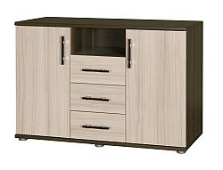 Komoda Irvine I11 (jaseň tmavý + jaseň)