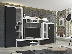 Obývacia stena Alton (biela + čierna)