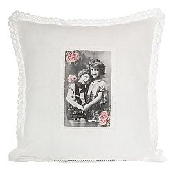 Ozdobný vankúš 45X45 cm Maddie 2 (biela) (1 ks)