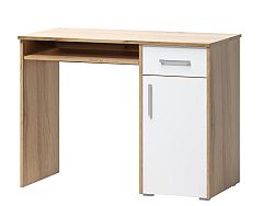PC stolík Tatris 15 (dub wotan + biela)