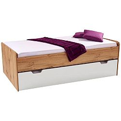 Posteľ Maxi 2 90/200 Dub Wotan/biela