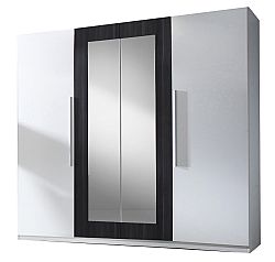 Šatníková skriňa Verwood Typ 20 (biela + orech)