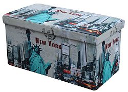 Taburetka Moly XL (vzor new york)