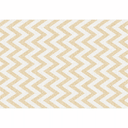 Koberec, béžovo-biela vzor, 57x90, ADISA TYP 2