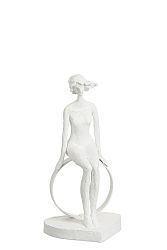 Figurína Figúrka (13x11x25cm) (Biela)