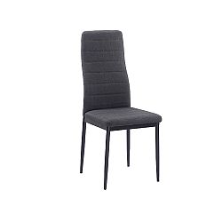 Jedálenská stolička Coleta nova (tmavosivá + čierna)