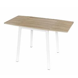 Jedálenský stôl Mauro (pre 4 osoby) (dub sonoma + biela)