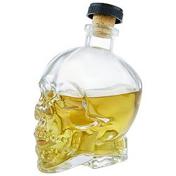 Karaffe Skull Aus Glas Ca. 0,75l