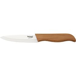 Kuchynský nôž Fastplus Lamart Bamboo 10cm (hnedá)