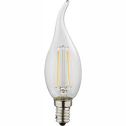 LED žiarovka Led bulb 10584 (nikel + priehľadná)