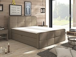 Manželská posteľ Boxspring 160 cm Paradise (s matracmi a úl. priestorom)