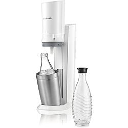 Predajná sada Fastplus Sodastream CRYSTAL WHITE + sklenená fľaša