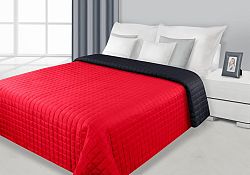 Prehoz na posteľ 150x70cm Eva (červená + čierna)