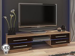 TV stolík/skrinka Laguna (sonoma svetlá + tmavá)